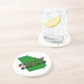 ジョージア地図州概要・写真文字 コースター (側面)