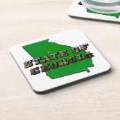 ジョージア地図州概要・写真文字 コースター (左側)