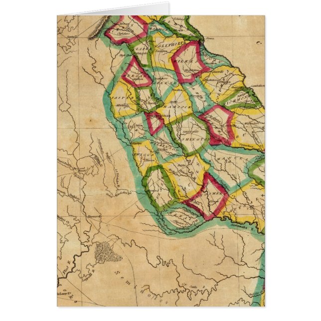 ジョージア地図 (正面)