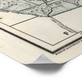 ジョージア地図 ポスター (角)