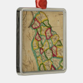 ジョージア地図 メタルオーナメント (右)