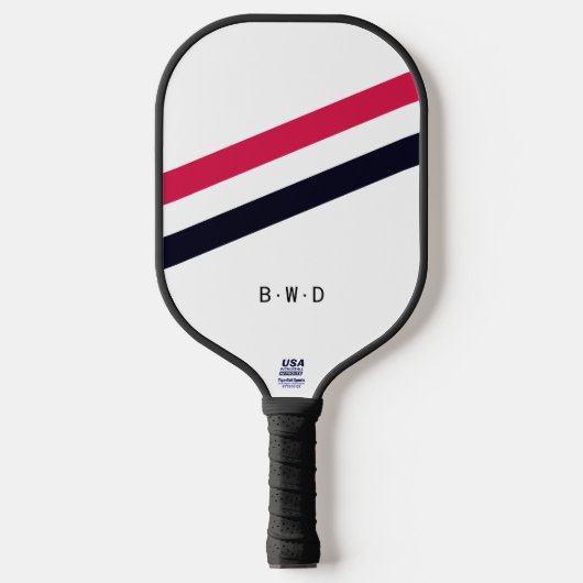 ジョージア大学ピックボールパドルテンプレート ピックルボールラケット (正面)