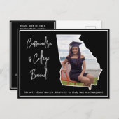 ジョージア大学大学院進学 ポストカード (正面/裏面)