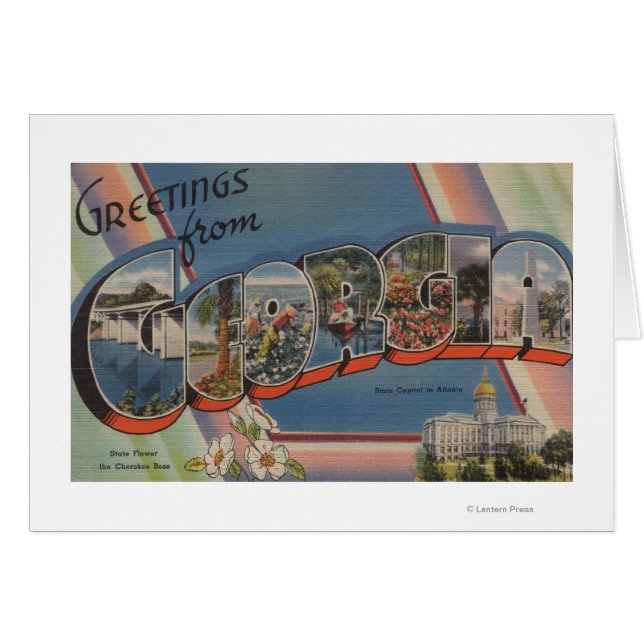 ジョージア大文字の情景グルジア (正面横)