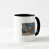 ジョージア大文字の情景グルジア マグカップ (正面右)