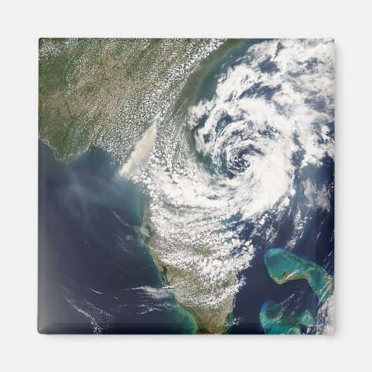 ジョージア州とフロリダ州での火災と煙 マグネット (正面)