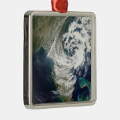 ジョージア州とフロリダ州での火災と煙 メタルオーナメント (右)