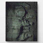 ジョージア州のストーン・マウンテンの夜間彫刻 フォトプラーク (正面)