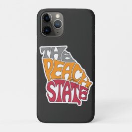 ジョージア州のニックネーム ワード アート iPhone 11 PROケース