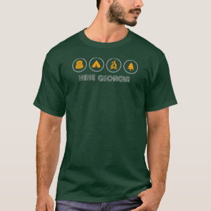 ジョージア州のハイキング Tシャツ