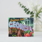 ジョージア州のポストカード ポストカード (スタンド正面)