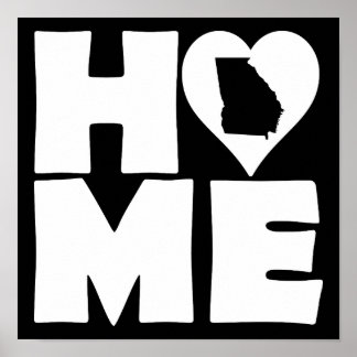 ジョージア州の家 ポスタープレート ポスター