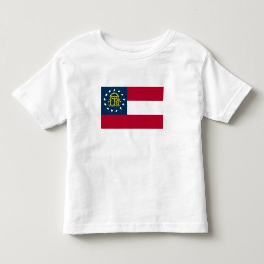 ジョージア州の旗 トドラーTシャツ (正面)