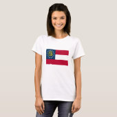 ジョージア州の旗 Tシャツ (正面フル)