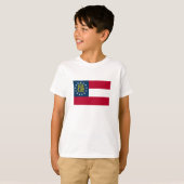 ジョージア州の旗 Tシャツ (正面フル)
