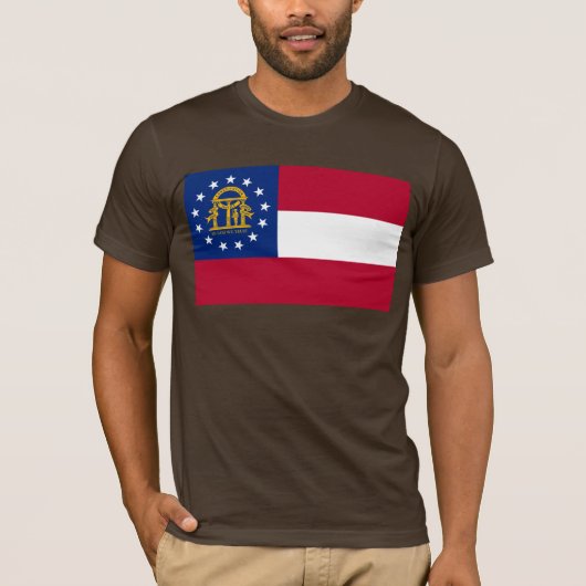 ジョージア州の旗Tシャツ Tシャツ (正面)