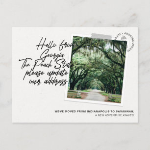 ジョージア州の移動案内 インビテーションポストカード