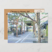 ジョージア州アトランタのクリスマス シーズンポストカード (正面/裏面)