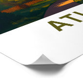 ジョージア州アトランタ 旅行 ポスター (角)