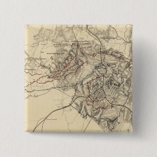 ジョージア州アトランタ 缶バッジ (正面)