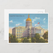 ジョージア州キャピトルアトランタヴィンテージ ポストカード (正面/裏面)