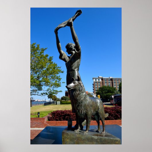 ジョージア州サバンナで有名なびく少女 ポスター (正面)