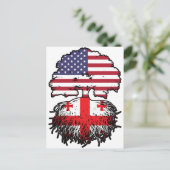 ジョージア州ジョージアのアメリカ合衆国の統一された州 ポストカード (スタンド正面)