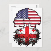 ジョージア州ジョージアのアメリカ合衆国の統一された州 ポストカード (正面/裏面)