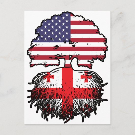 ジョージア州ジョージアのアメリカ合衆国の統一された州 ポストカード (正面)