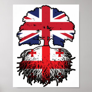 ジョージア州ジョージア統一されたイギリスイギリス ポスター