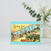 ジョージア州ダグラス ヴィンテージ ポストカード (スタンド正面)