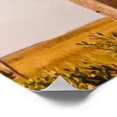 ジョージア州ティビー島の6マイルの標識 ポスター (角)