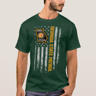 ジョージア州パトロールアメリカ国旗 Tシャツ
