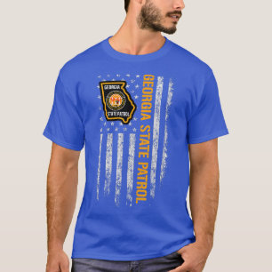 ジョージア州パトロールアメリカ国旗 Tシャツ