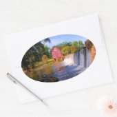 ジョージア州ファイエットビルのスターズミル 楕円形シール (封筒)