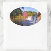 ジョージア州ファイエットビルのスターズミル 楕円形シール (バッグ)