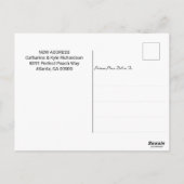 ジョージア州フルーツビーチ |住所の変更 ポストカード (裏面)