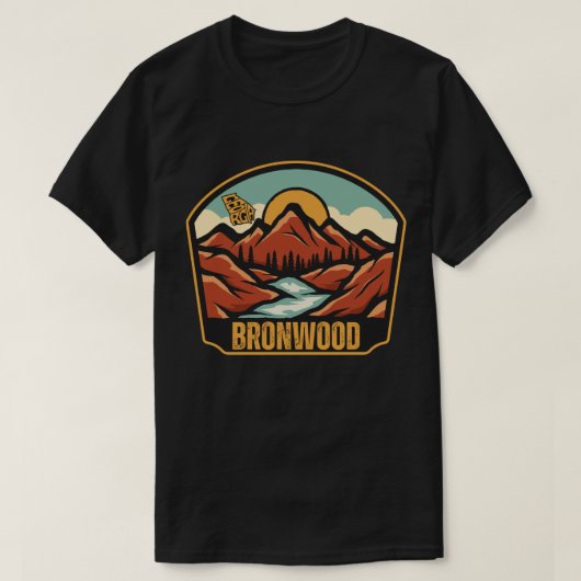 ジョージア州ブロンヴッド Tシャツ (デザイン正面)