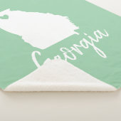 ジョージア州マカスタマイズップラブカラー シェルパブランケット (3/4)