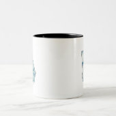 ジョージア州マップウォーターカラー ツートーンマグカップ (中央)