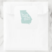 ジョージア州モットスローガン スクエアシール (バッグ)