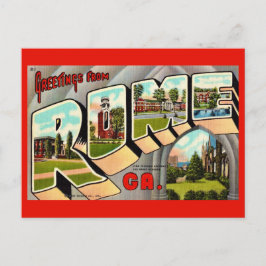 ジョージア州ローム ヴィンテージ ポストカード