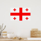 ジョージア州世界国旗 ポスター (キッチン)