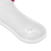 ジョージア州旗とガラス製のカッティングボードパドル カッティングボード (角)