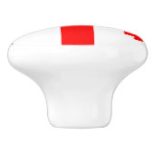 ジョージア州旗とセラミックノブの引っ張り セラミックノブ (側面)