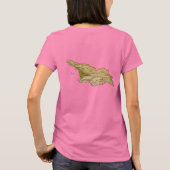 ジョージア州旗と地図dk Tシャツ (裏面)