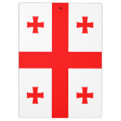 ジョージア州旗のある愛国的なクリップボード クリップボード (裏面)