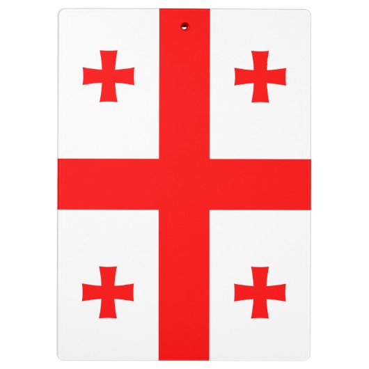 ジョージア州旗のある愛国的なクリップボード クリップボード (裏面)