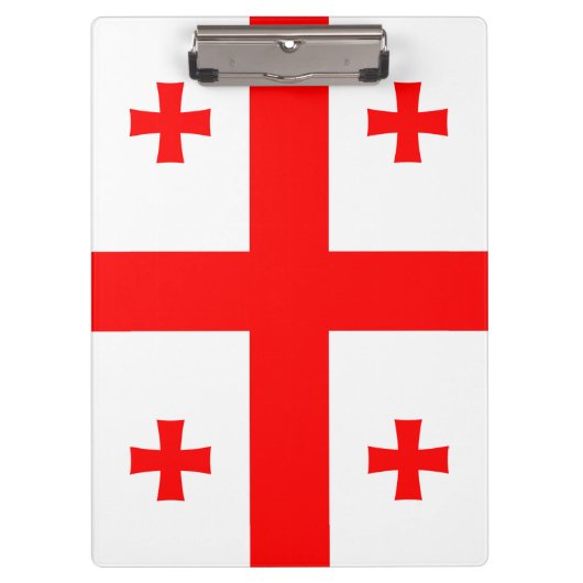 ジョージア州旗のある愛国的なクリップボード クリップボード (正面)