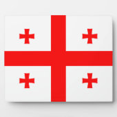 ジョージア州旗の額 フォトプラーク (正面)